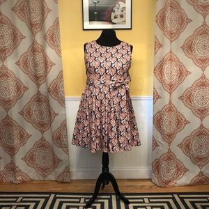 IXIA sleeveless, fit & flare plus size dress